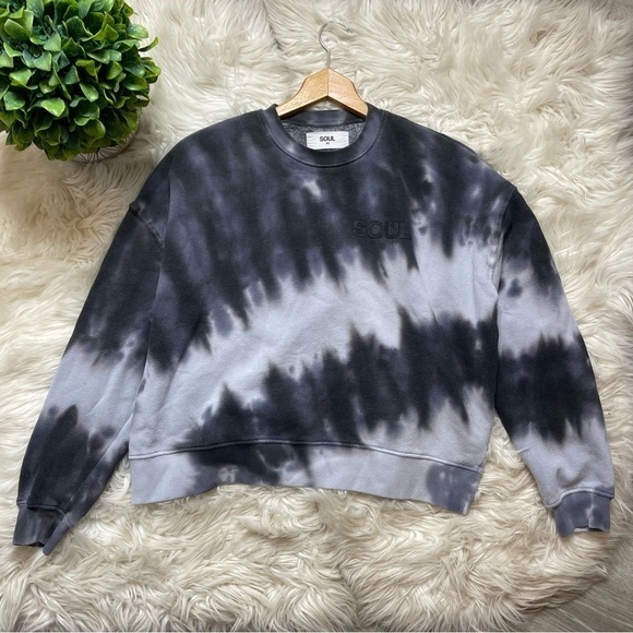 SOUL BY SOULCYCLE Lounge Tie-Dye Sweatshirt - Picture 1 of 6